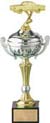 Metal Cup on Genuine Marble Base (Gold/Silver)