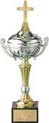 Metal Cup on Genuine Marble Base (Gold/Silver)