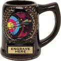 Ceramic Award Mug- Black w/ insert