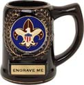  Ceramic Award Mug- Black w/ insert
