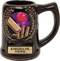 Ceramic Award Mug- Black w/ insert