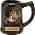 Ceramic Award Mug- Black w/ insert