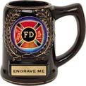  Ceramic Award Mug- Black w/ insert