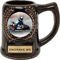  Ceramic Award Mug- Black w/ insert