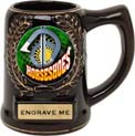  Ceramic Award Mug- Black w/ insert