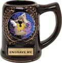  Ceramic Award Mug- Black w/ insert
