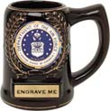  Ceramic Award Mug- Black w/ insert