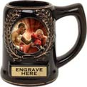  Ceramic Award Mug- Black w/ insert