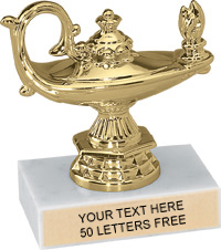Trophy: Figure on marble base