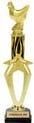 16 inch Mega-Star Riser Trophy with Column