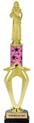 Mega-Star Riser Trophy with Column