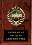 Plaque: Marbleized or Wood with Insert
