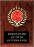 Plaque: Marbleized or Wood with Insert