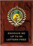 Plaque: Marbleized or Wood with Insert