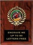 Plaque: Marbleized or Wood with Insert