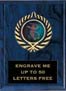 Plaque: Marbleized or Wood with Insert