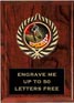 Plaque: Marbleized or Wood with Insert