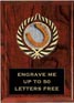 Plaque: Marbleized or Wood with Insert