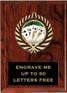 Plaque: Marbleized or Wood with Insert