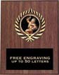 Plaque: Marbleized or Wood with Insert