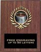 Plaque: Marbleized or Wood with Insert