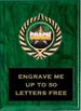 Plaque: Marbleized or Wood with Insert