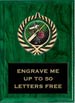 Plaque: Marbleized or Wood with Insert