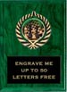 Plaque: Marbleized or Wood with Insert
