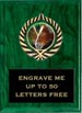 Plaque: Marbleized or Wood with Insert