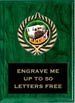 Plaque: Marbleized or Wood with Insert