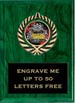 Plaque: Marbleized or Wood with Insert