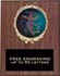 Plaque: Marbleized or Traditional Wood with Insert