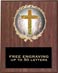 Plaque: Marbleized or Traditional Wood with Insert