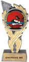 5.5 inch Insert Holder Wreath Framed Color Resin Trophy