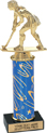 Trophy: Interchangeable Column w/ Black Marble Base