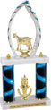 Trophy: 2-Post w/ Backdrop & Trim