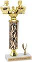11 inch Stem Riser Trophy with 1 Trim