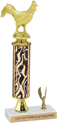 11 inch Stem Riser Trophy with 1 Trim