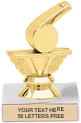 Trophy: Figure on marble base