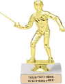 Trophy: Figure on marble base