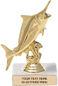 Trophy: Figure on marble base