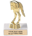 Trophy: Figure on marble base