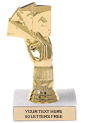 Trophy: Figure on marble base