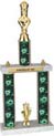 Trophy: Interchangeable column 2-Post w/ Trim