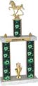 Trophy: Interchangeable column 2-Post w/ Trim