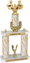 Trophy: 2-Post w/ Wreath Riser & Trim