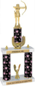 Trophy: 2-Post w/ Wreath Riser & Trim
