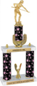 Trophy: 2-Post w/ Wreath Riser & Trim