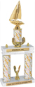 Trophy: 2-Post w/ Wreath Riser & Trim