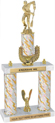 Trophy: 2-Post w/ Wreath Riser & Trim